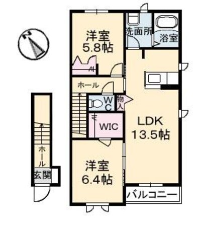 パッサーレ　壱番館の物件間取画像